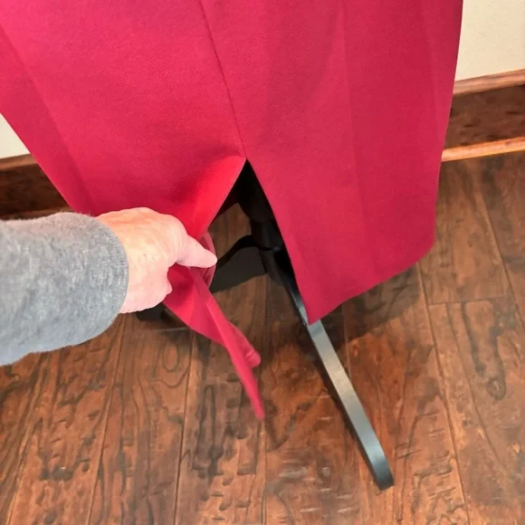 NWT Belle by Badgley Mischka Harlow Off-the-Shoulder Puffed Sleeve Dress,size 12 - Picture 9 of 14